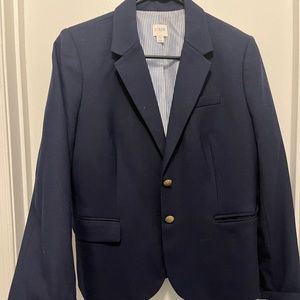 J. Crew Factory Navy Boyfriend Blazer